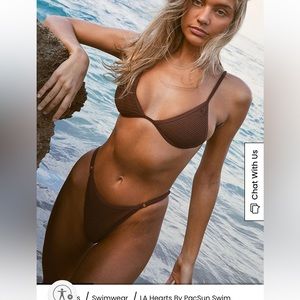 PacSun brown bikini